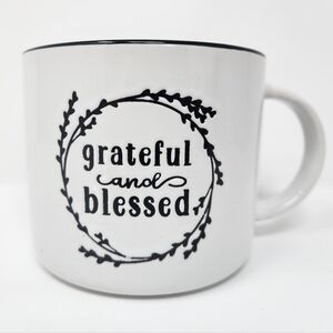 Mainstays Greatful And Blessed Vanilla Coffee Mug Candle